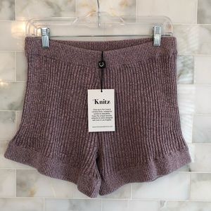 For Love & Lemons Knitz shorts